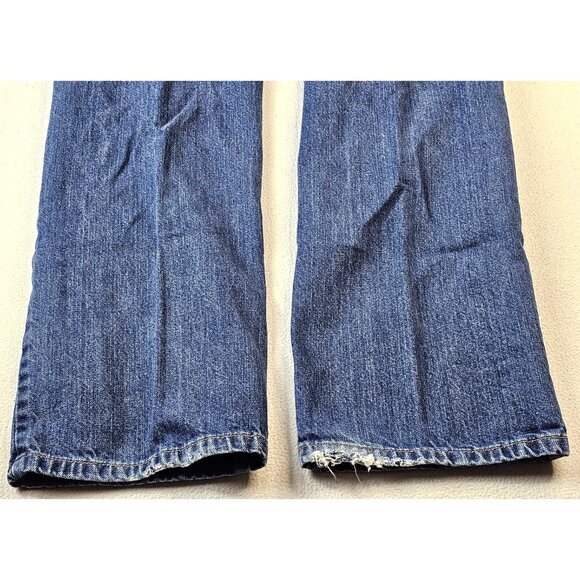 Vintage L.L.Bean Mens Standard Fit Jeans 35x32 Blue Denim - Picture 11 of 12